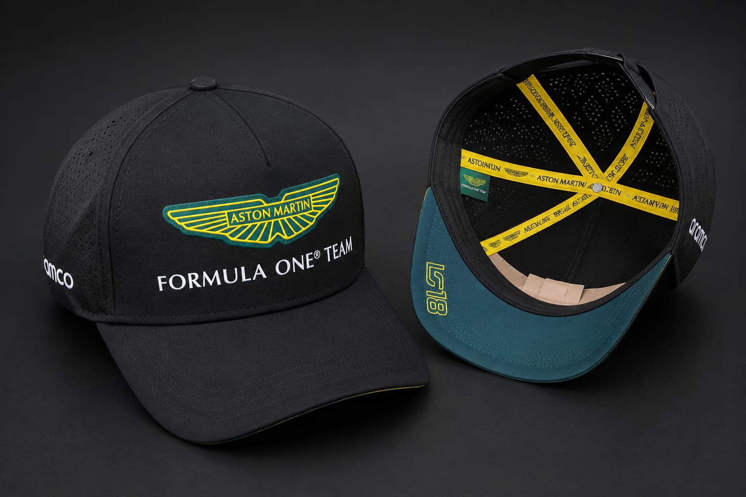 Aston Martin F1 Team Cap — Black
