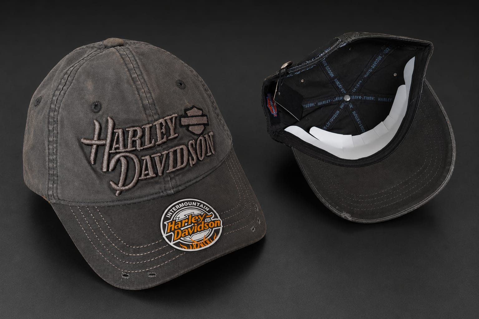 Harley-Davidson Script Cap — Grey